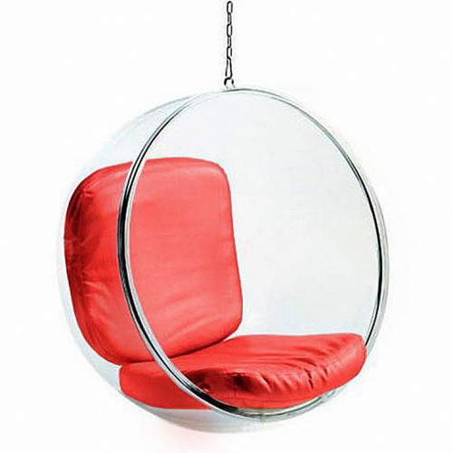 кресло bubble chair красное в Архангельске