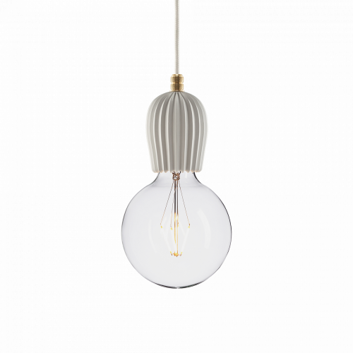 подвесной светильник beton rib white brass в Архангельске