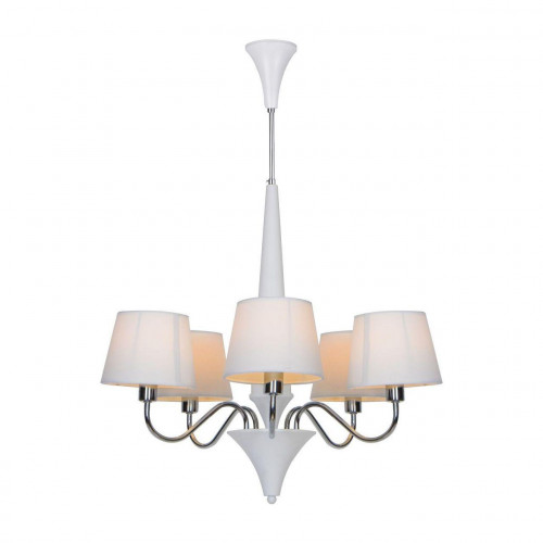 подвесная люстра arte lamp a1528lm-5wh белая в Архангельске