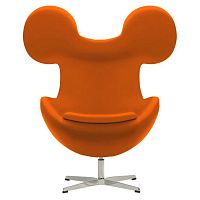 кресло egg mickey оранжевое в Архангельске