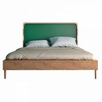 кровать деревянная двуспальная 160х200 зеленая ellipse в Архангельске