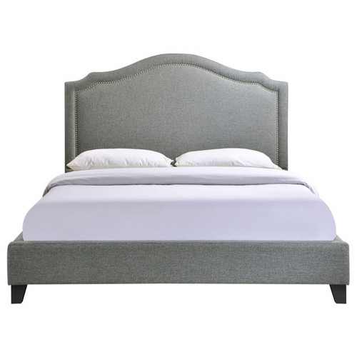 кровать двуспальная 180х200 серая cassis upholstered в Архангельске