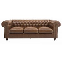 диван chester classic трехместный прямой бежевый в Архангельске