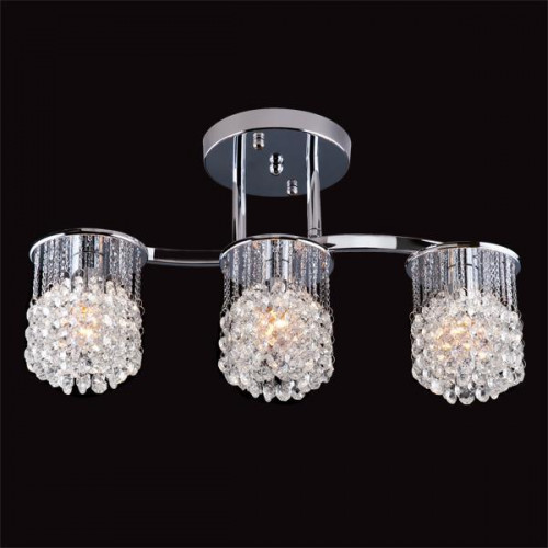 потолочная люстра eurosvet 3222/3 хром strotskis в Архангельске