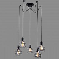 подвесная люстра arte lamp a1109sp-5bk в Архангельске