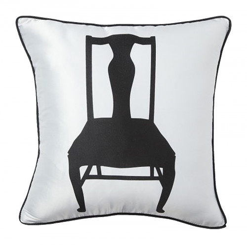 подушка с изображением стула chair white в Архангельске