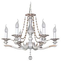 подвесная люстра idlamp eloisa 259/6-whiteplatina в Архангельске