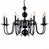 подвесная люстра newport 32208/c black черная в Архангельске