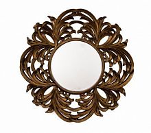 зеркало круглое большое в резной раме round leaf в Архангельске