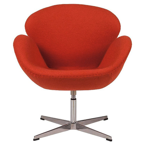 кресло swan chair красное в Архангельске