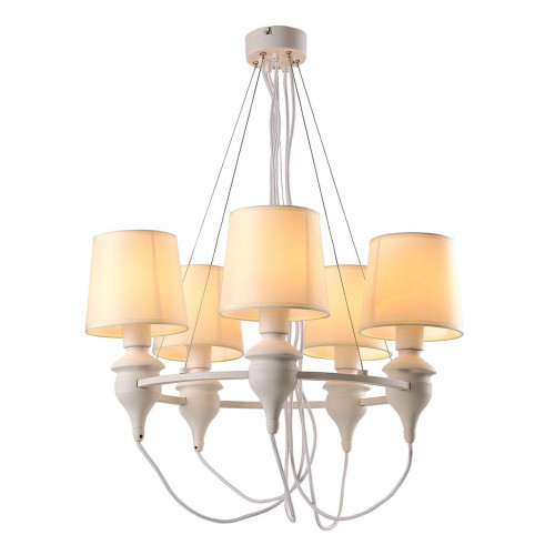 подвесная люстра arte lamp sergio a3326lm-5wh в Архангельске