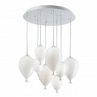 подвесная люстра ideal lux clown sp8 bianco в Архангельске