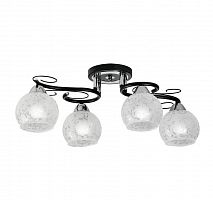 потолочная люстра idlamp carmela 234/4pf-blackchrome в Архангельске