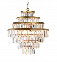 люстра alaine 50 латунь, прозрачное стекло в Архангельске