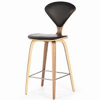 барный стул cherner с обивкой черный в Архангельске