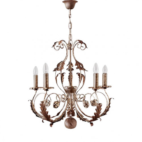 люстра 4962/5_v0580 от mm lampadari коричневая в Архангельске