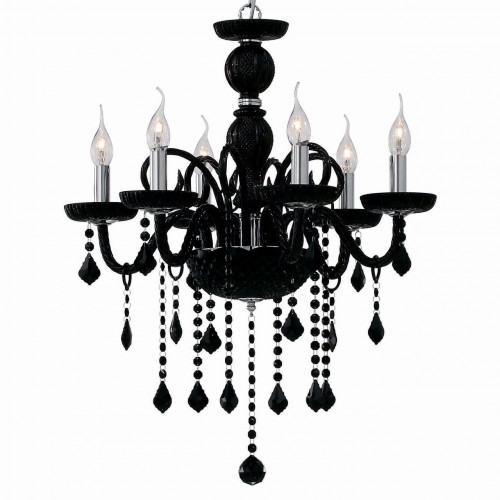 подвесная люстра ideal lux giudecca sp6 nero в Архангельске