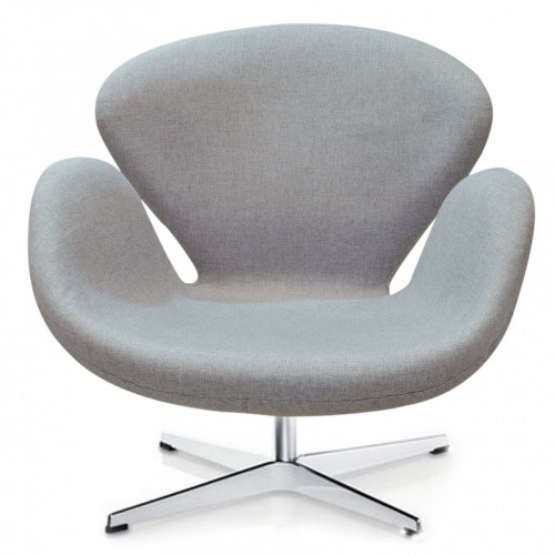 кресло swan chair темно-серое в Архангельске