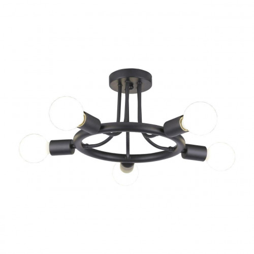 потолочная люстра arte lamp a6063pl-5bk в Архангельске