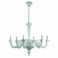 подвесная люстра ideal lux ca rezzonico sp6 bianco в Архангельске