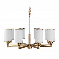 люстра brch9040-8 от delight collection белая/золото в Архангельске