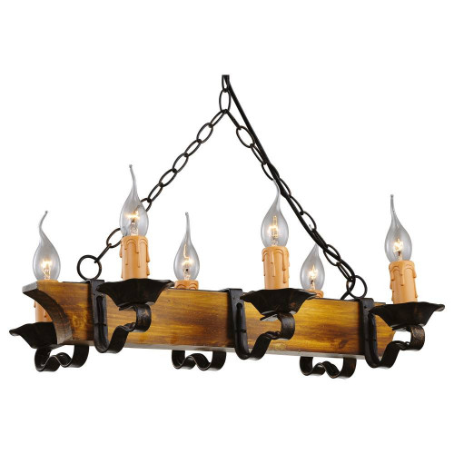 подвесная люстра arte lamp taverna a9525lm-6br в Архангельске