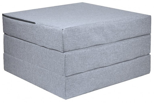 пуф шарм-дизайн матрас мобильный шаг 120 светло-серый в Архангельске