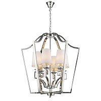 люстра presidential 6 от delight collection белая/никель в Архангельске