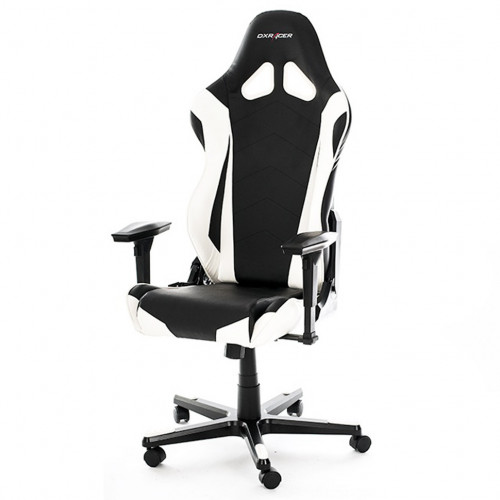 кресло геймерское dxracer racing черно-белое в Архангельске