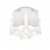 потолочная люстра ideal lux compo pl6 bianco в Архангельске