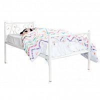 кованая кровать детская 80х190 белая лацио kids в Архангельске