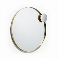 зеркало круглое золотое с дополнительным стеклом диаметр 76 см big ommy от la forma (ex julia grup) в Архангельске