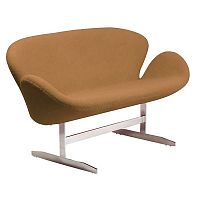 диван swan sofa прямой коричневый в Архангельске