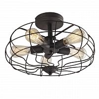 потолочная люстра divinare cottero 5002/05 pl-5 серая в Архангельске