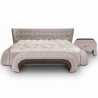 кровать двуспальная 180х200 бежевая meridian в Архангельске