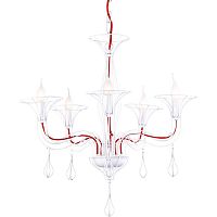 подвесная люстра arte lamp artefact a3225lm-5wh белая в Архангельске