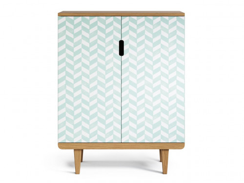 комод triptikh натуральный дуб / принт 050 мятный в Архангельске
