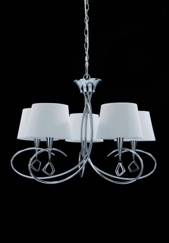 подвесная люстра mantra mara chrome - white 1641 в Архангельске