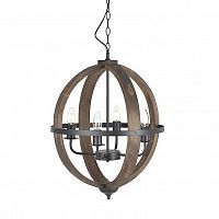 люстра на 4 рожка коричневого цвета в Архангельске