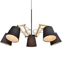 подвесная люстра arte lamp pinoccio a5700lm-5bk в Архангельске
