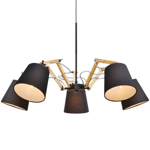 подвесная люстра arte lamp pinoccio a5700lm-5bk в Архангельске