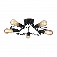 потолочная люстра arte lamp a9344pl-5bk в Архангельске