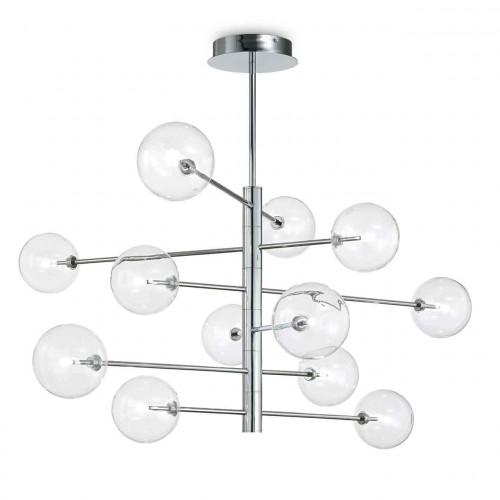 подвесная люстра ideal lux equinoxe sp12 cromo в Архангельске