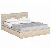 кровать деревянная двуспальная 160х200 розовая unit light white в Архангельске