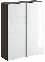 шкаф-купе slide 1700 белый глянец с коричневым в Архангельске