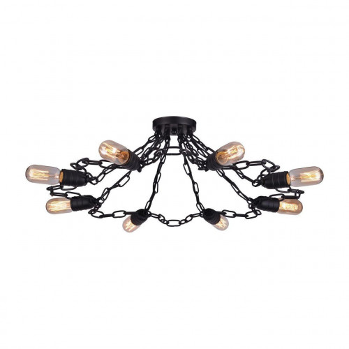 потолочная люстра arte lamp a9344pl-8bk в Архангельске