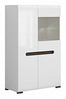 шкаф-витрина для посуды black red white ацтека reg1w1d/14/9 в Архангельске