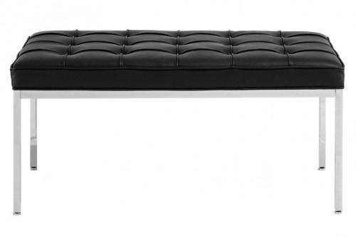 скамья bench черная кожа в Архангельске