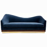 диван hughes sofa прямой синий в Архангельске