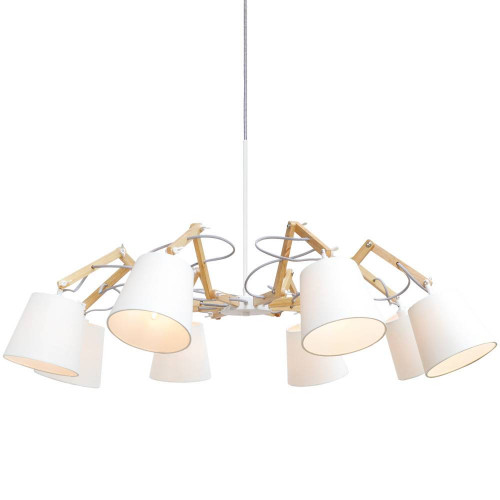 подвесная люстра arte lamp pinoccio a5700lm-8wh в Архангельске